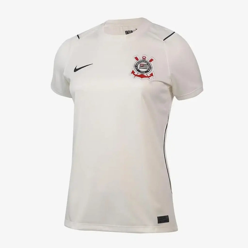 Camisa Corinthians Nike I 2026/27 INVASÃO Torcedora Feminina - Branca